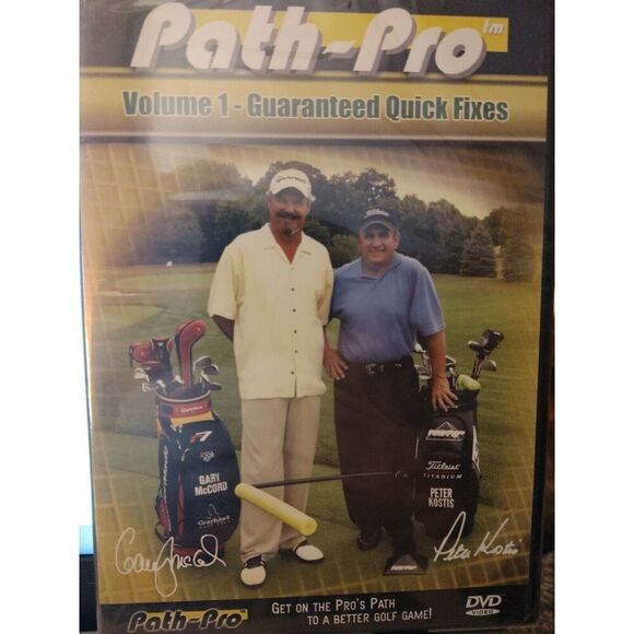 No Brand Other - New Path-Pro Golf 3 DVD Set Volumes 1-3 Gary McCord Quick Fixes Beginner to Tour